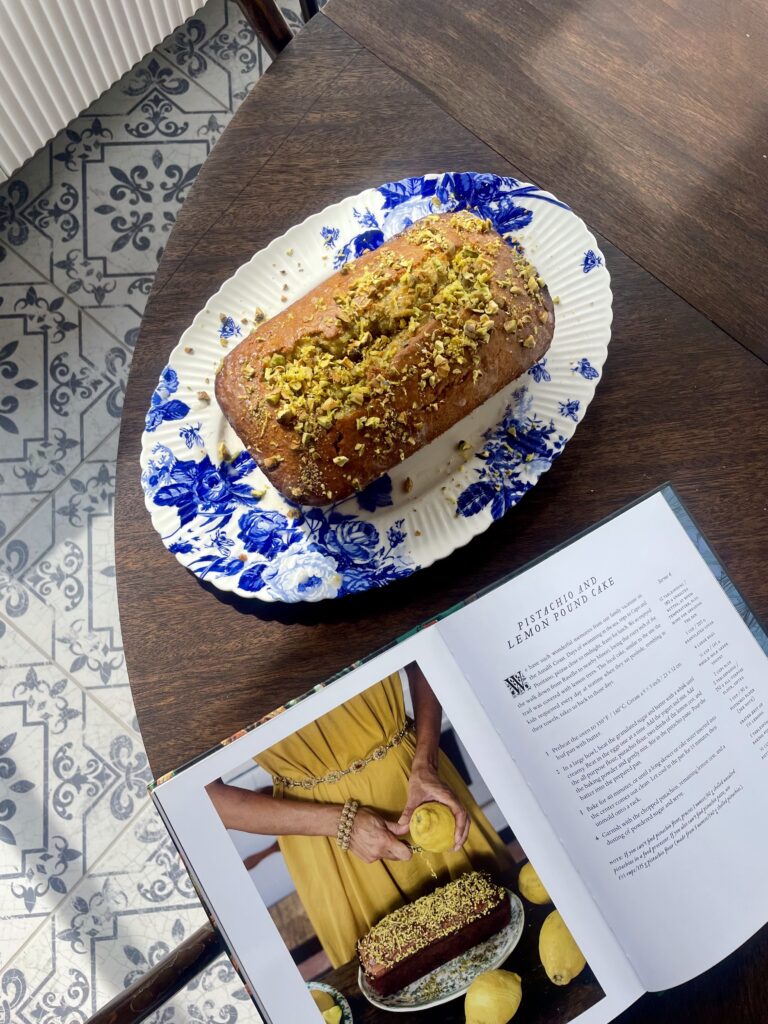 Lemon Pistachio Loaf Cake